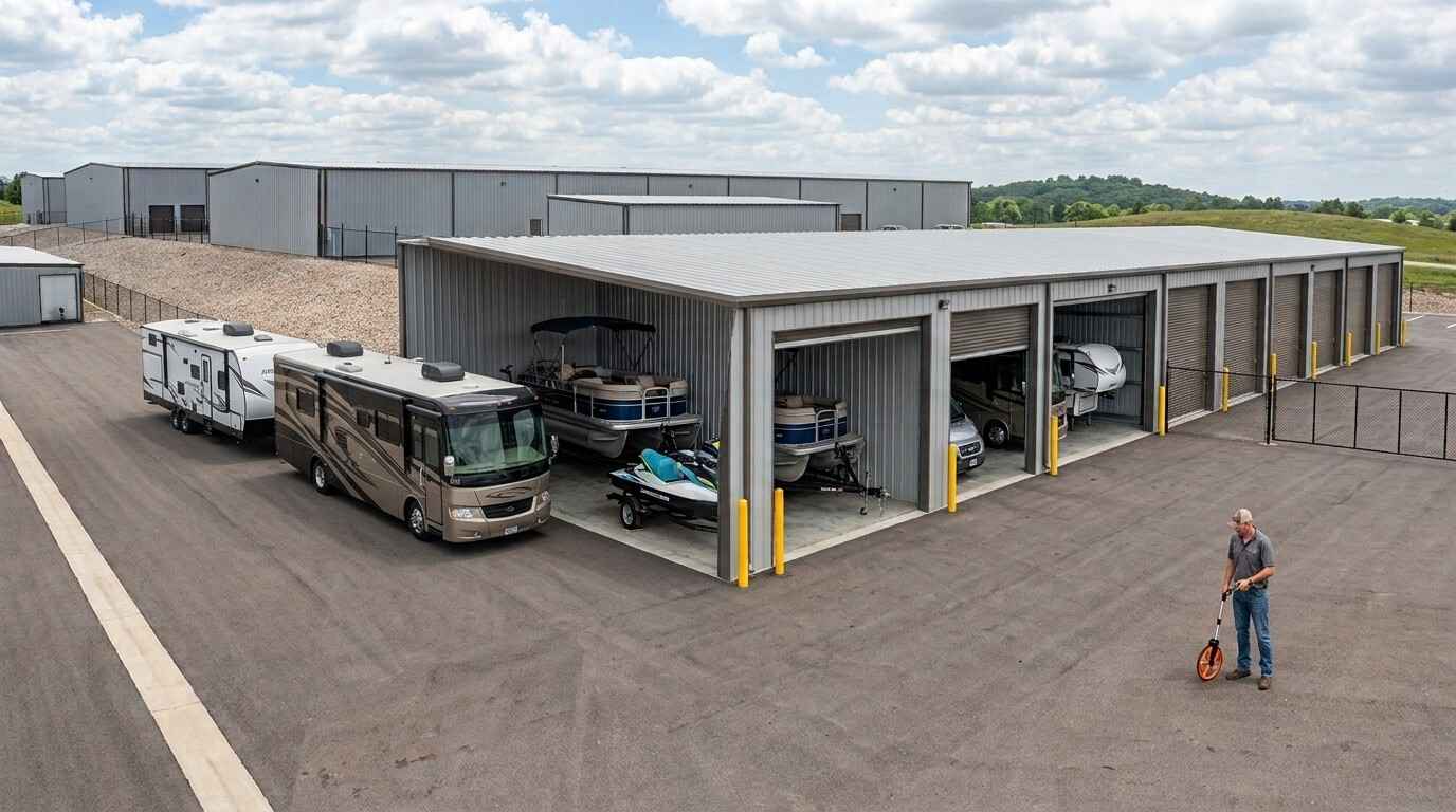 Boat and RV storage units