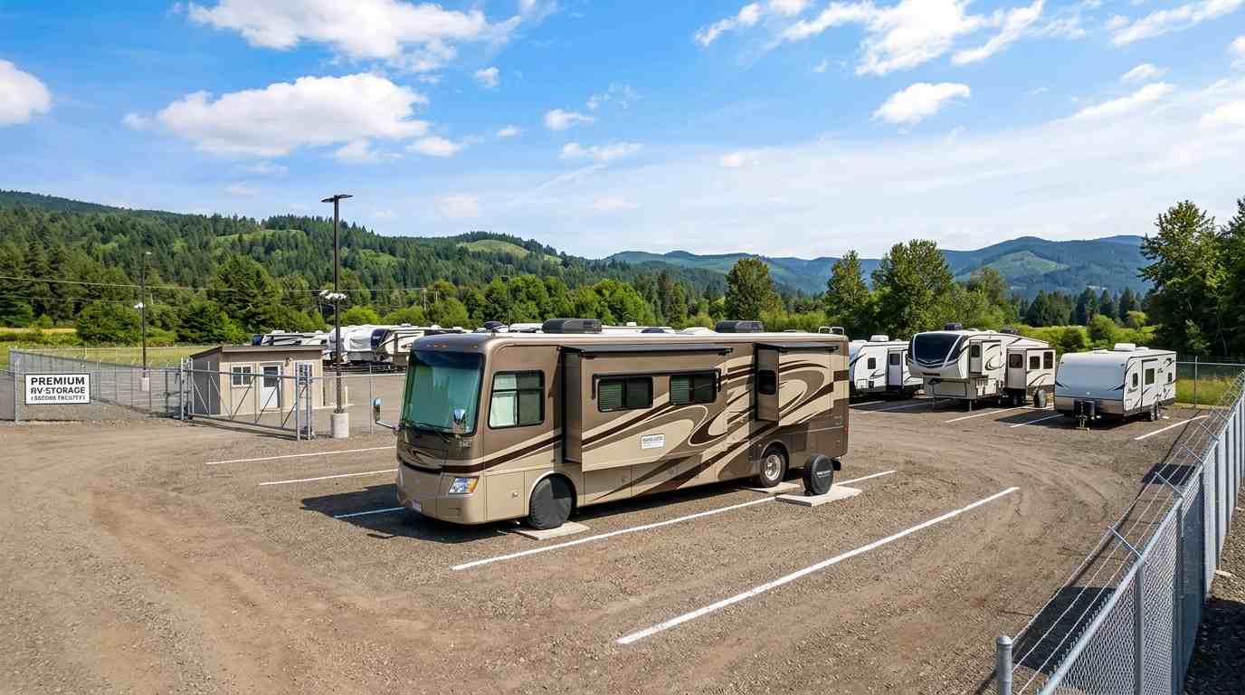 Outdoor RV storage