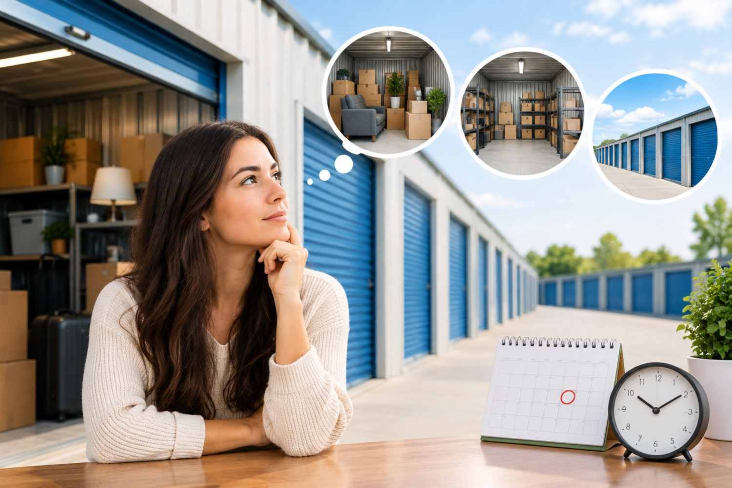 Storage capacity and available storage options